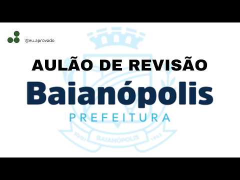 AULÃO DE REVISÃO BAIANÓPOLIS/BA
