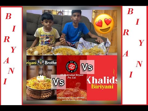 SS BUCKET VS KHALIDS VS BIRYANI BROTHERS/Briyani Comparison