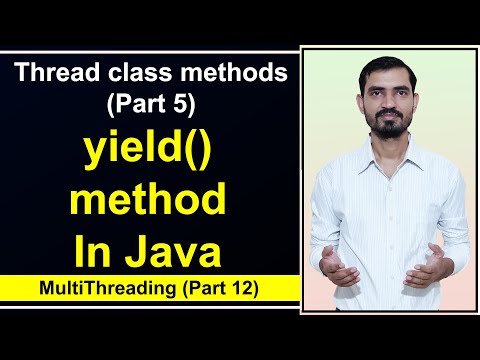 Yield Method In Java Multithreading By Deepak Thread Class Method Hindi