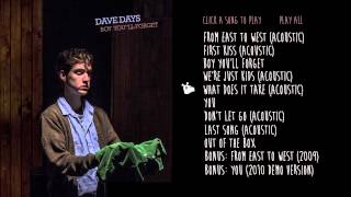 Dave Days "What Does it Take (Acoustic)" Audio