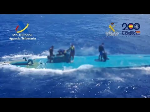 Mutmaßlicher Drogenschmuggel: Kolumbianische Crew versenkt U-Boot bei Razzia