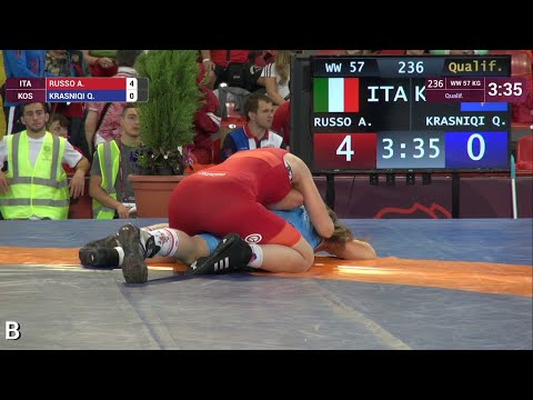 Qual. WW - 57 kg: A. RUSSO (ITA) v. Q. KRASNIQI (KOS)