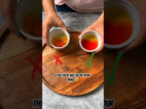 STOP SOAKING SAFFRON WRONG WAY | Correct Way to Soak Saffron | Kitchen Hack - Bowl To Soul