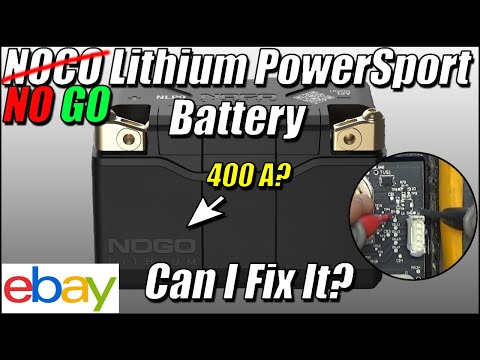 Dead NOCO Powersport Lithium Motorycycle Battery | Can I Fix It?