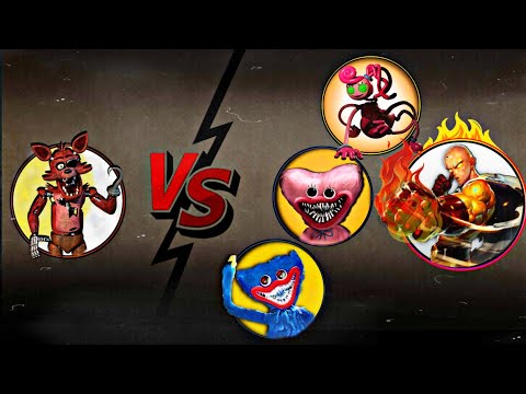 Foxy Vs Huggy Wuggy, Kissy Missy, Mommy Long Legs & Saitama | Most Epic Video