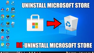 How To Uninstall and Reinstall Microsoft Store in Windows