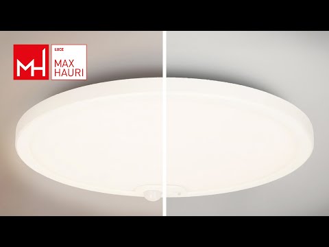 MAX HAURI LUCE SLIM – Ultra flache Deckenleuchte 3000K-4000K