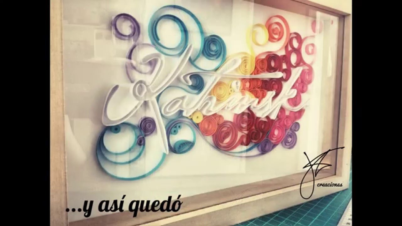 Jorge Frias - Creaciones // Katrinski Logo - Quilling