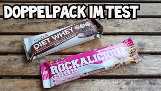 Rocka Rockalicious Baked Cookie und PhD Diet Whey Brownie Proteinriegel im Test
