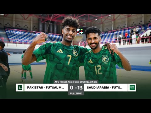 Saudi Arabia vs Pakistan | All Goals and Highlights AFC Futsal Asian Cup Qualifiers 13-0