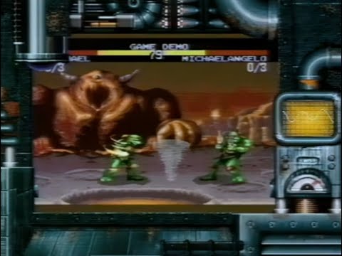 Teenage Mutant Ninja Turtles: Tournament Fighters (test Megadrive) - GamesMaster 1993 (Channel 4)