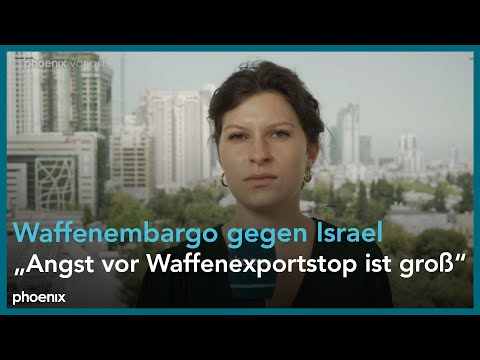 Aus Tel Aviv: Hanna Resch (Journalistin) zum Waffenembargo gegen Israel | 05.04.24