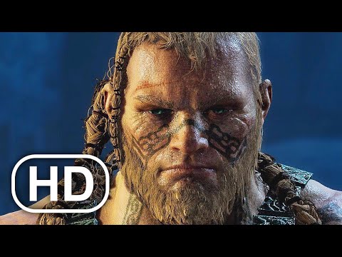 Kratos Vs Thor Son Fight scene 4K ULTRA HD god of war ragnarok kratos vs baldur