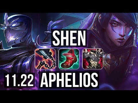SHEN & Senna vs APHELIOS & Lulu (ADC) | 7/1/15, 67% winrate, Dominating | EUW Diamond | 11.22