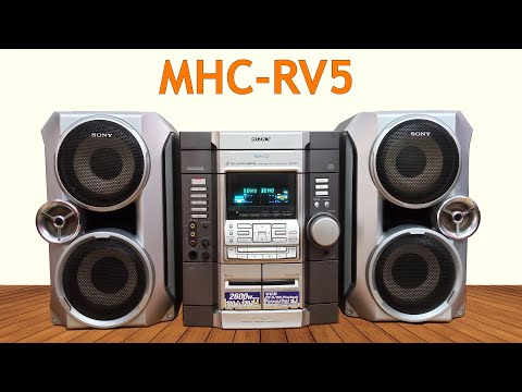 Sony MHC-RV5 (MHC-RG55)HiFi music system | Overview & Sound test
