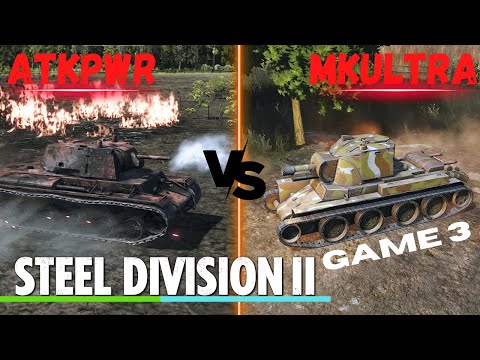 ATKPWR vs. MKUltra Game 3- The Hordes Approach! Steel Division 2 Div 3 Finals S9