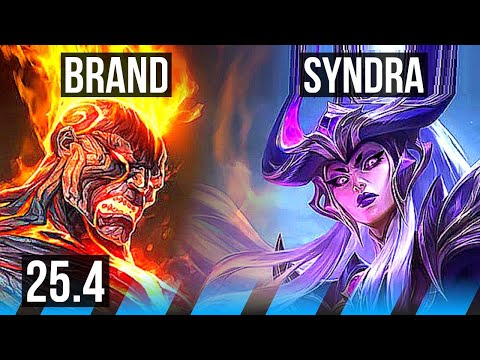 BRAND vs SYNDRA (MID) | EUW Diamond | 25.4