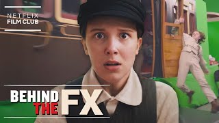 The VFX Behind The Enola Holmes Train Sequence | Behind The FX | Netflix