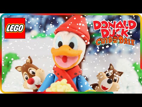 ♥ LEGO PlayDoh Donald Duck & Chip 'n' Dale POPCORN Disney Episode