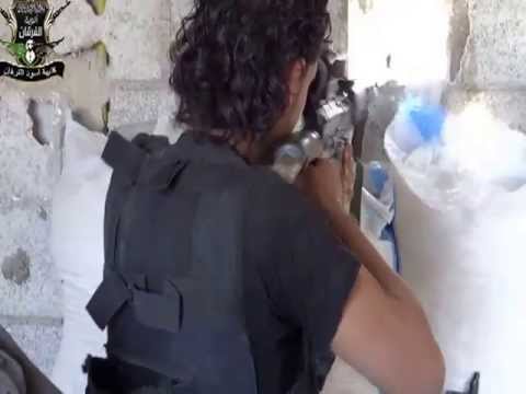 استهداف قناص من كتيبة أسود الفرقان جنود النظام في مدينة داريا في ريف دمشق