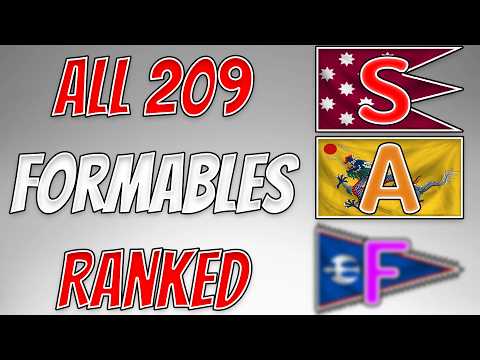 All 209 Formables RANKED in Rise of Nations