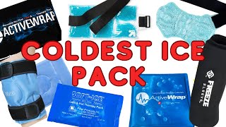 What Is The Coldest Ice Pack For Knee Replacement?