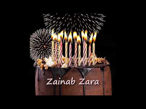 Zainab Zara Birthday Cake | Happy Birthday Zainab Zara #birthday #wishes #zainab #zara