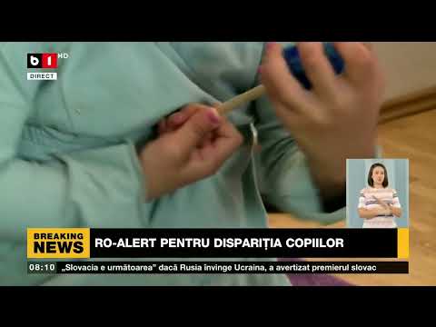 RO ALERT PENTRU DISPARIȚIA COPIILOR_Știri B1_26 mai 2022