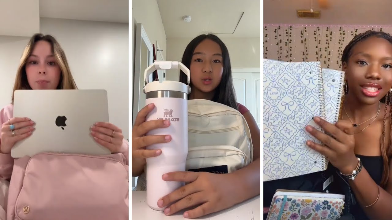 Whats in My Backpack ? | TikTok Compilation 5
