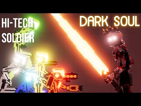 Hi-Tech Soldier vs Unkillable Dark Soul Boss #Ep.1 Begin - People Playground 1.20