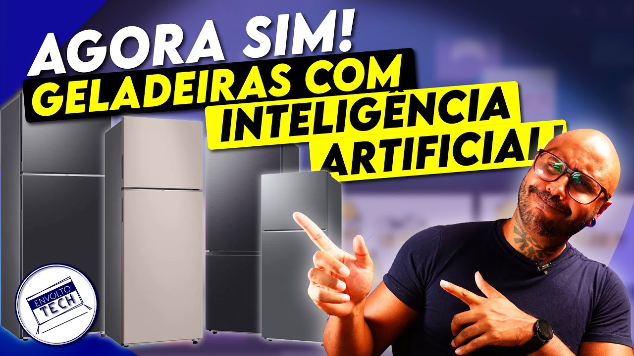A INTELIGÊNCIA ARTIFICIAL chegou nas GELADEIRAS! Nova linha SAMSUNG EVOLUTION É muita tecnologia!