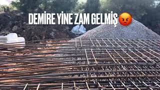 Demir Fiyatlarına Yine Zam Geldi! Kolon Maliyeti Artıyor. BÖLÜM 14