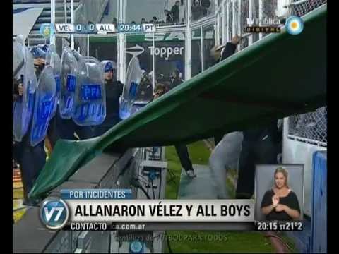 Visión 7: Allanaron Vélez y All Boys por incidentes