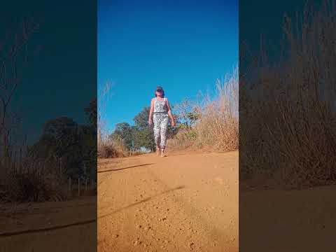 Caminhada sertaneja Comunidade Santa Rita município Vianópolis Goiás Brasil