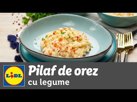 Pilaf de orez cu legume • reteta Bucataria Lidl