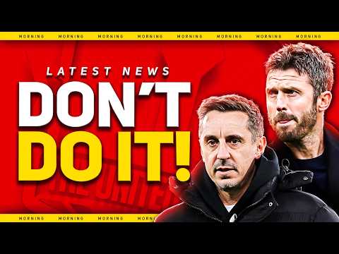 Neville's BIG Carrick Warning! Tonali TRANSFER Snub! Man Utd News