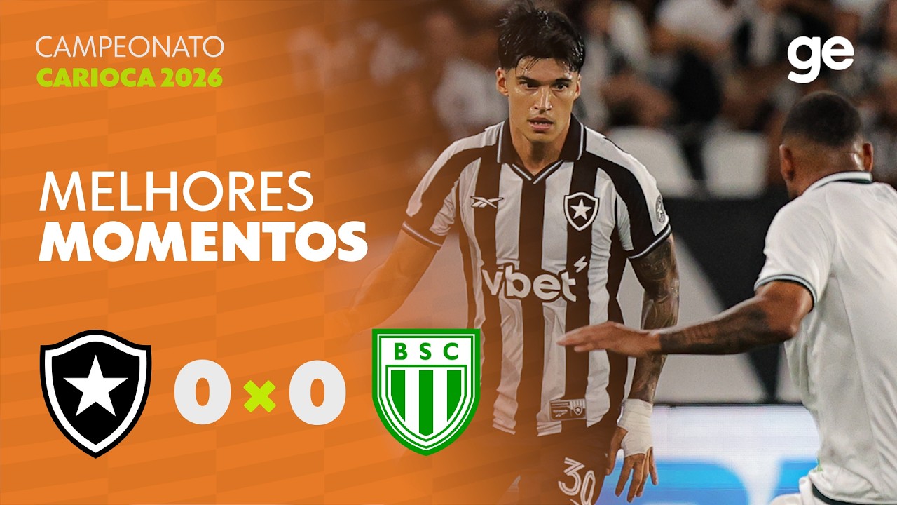 VÍDEO | Melhores (?) momentos de Botafogo 0x0 Boavista pelas semifinais da Taça Rio