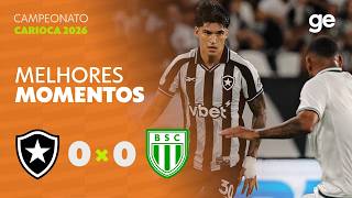 BOTAFOGO 0 X 0 BOAVISTA | MELHORES MOMENTOS | TAÇA RIO | ge.globo