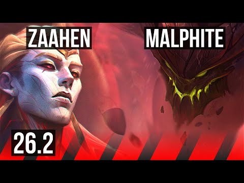 ZAAHEN vs MALPHITE (TOP) | Electrocute, 51K damage | EUW Diamond | 26.2