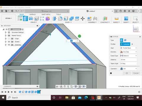 How to Make a House in Fusion 360 Tutorial Part 1