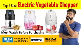 ✅ Top 5 Best Electric Chopper In India 2024 🔥 Vegetable Grinder With Price Reviews & Guide in Hindi