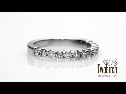TwoBirch Round Wedding Ring - TwoBirch - HFR702-L45