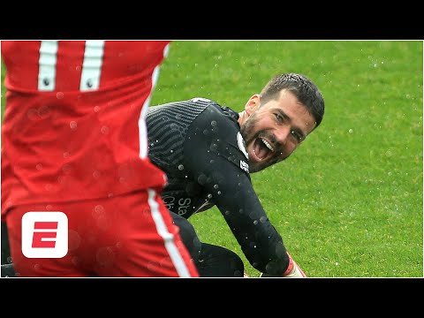 A striker’s header! Alisson’s goal for Liverpool has Shaka Hislop in awe | ESPN FC