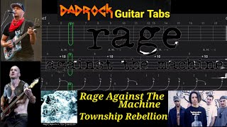Township Rebellion - Rage Against The Machine - Guitar + Bass TABS Lesson 