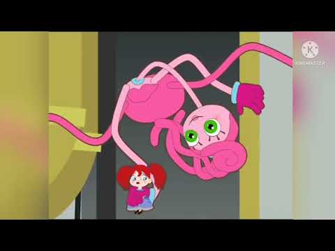 Mongo e Drongo em Poppy Play time Capítulo 2 - Parte 2 - Huggy Wuggy em Desenho animado