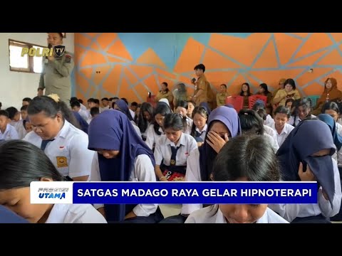 SATGAS MADAGO RAYA GELAR HIPNOTERAPI UNTUK RATUSAN PELAJAR DI POSO