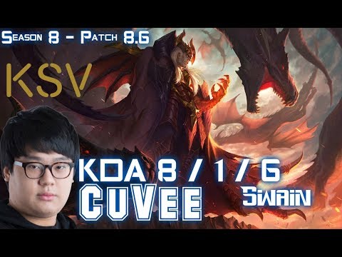 KSV CuVee SWAIN vs JAX Top - Patch 8.6 KR Ranked