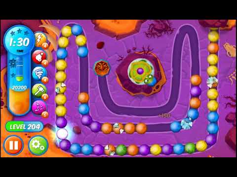 Marble Woka Woka Level 204 - NO BOOSTERS 🐢 | SKILLGAMING ✔️