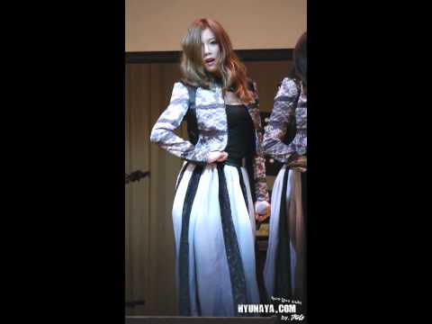 [FANCAM] 1200906 4Minute hyuna(현아) Volume up @songdoconvensia