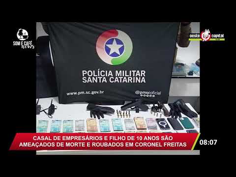 🚨 CASAL DE EMPRESÁRIOS E FILHO DE 10 ANOS SÃO AMEAÇADOS DE MORTE E ROUBADOS EM CORONEL FREITAS